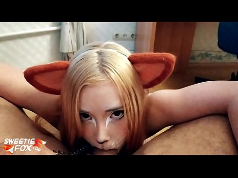 ❤️ Kitsune លេបទឹកមាត់ហើយច្របាច់ចូលមាត់នាង ❌ វីដេអូសិច នៅពួកយើង  ❌️